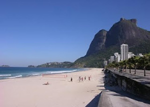 Praia do Pepino no bairro do Leblon